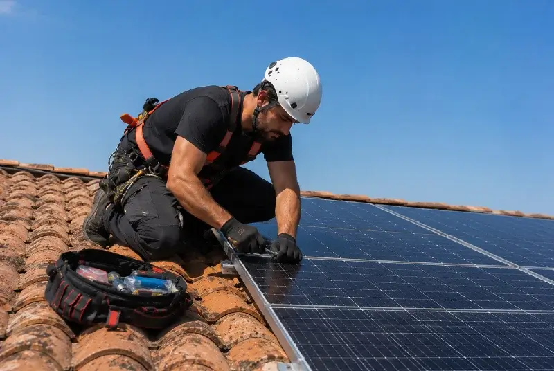 Maintenance et monitoring de panneaux solaires à Lobsann